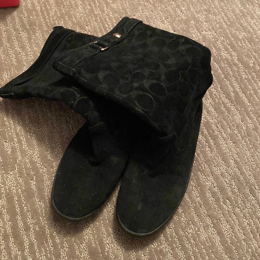 Coach suede boots